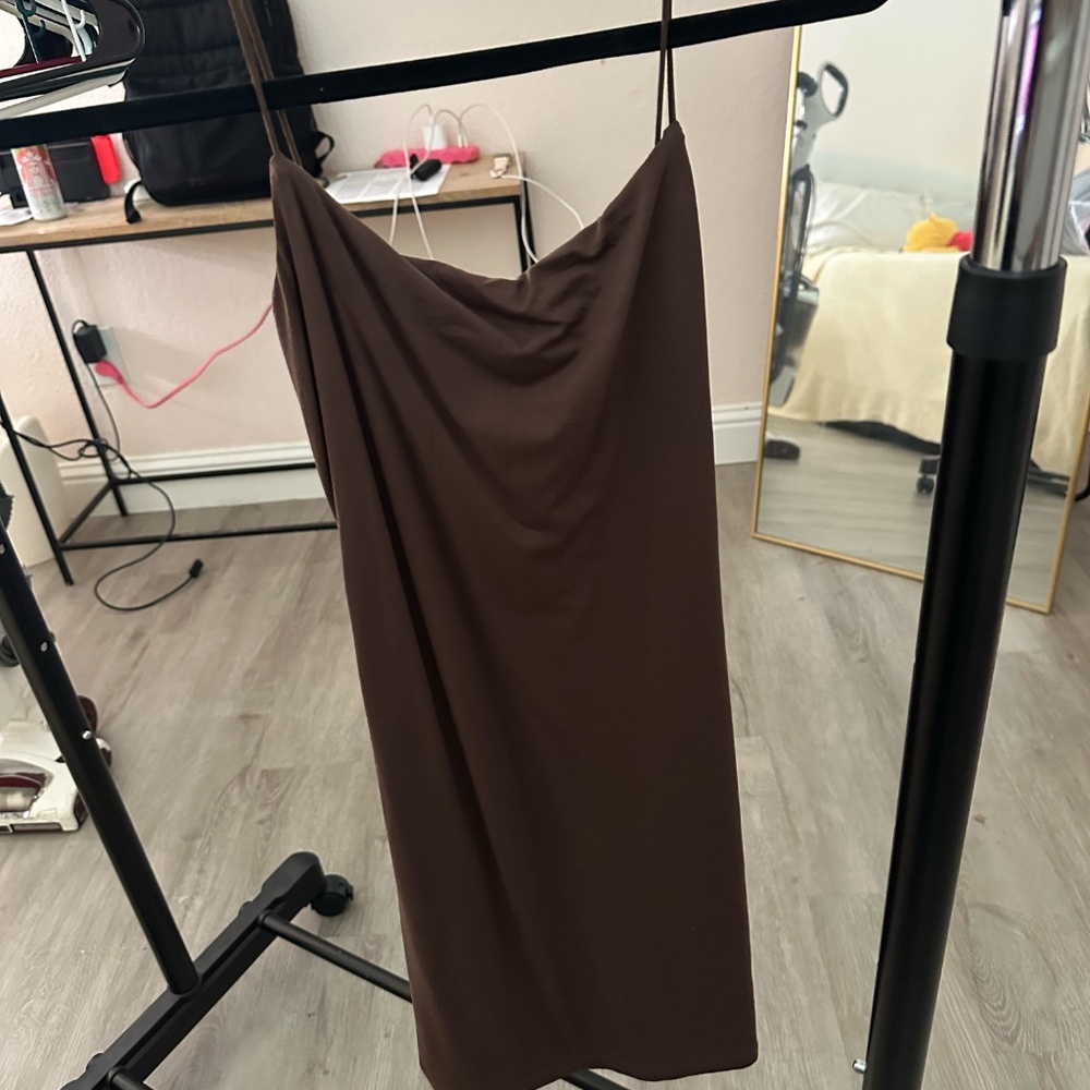 Brown Mini dress